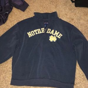notre dame women’s quarter zip!